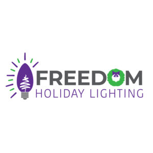 Freedom. Holiday Lighting Logo